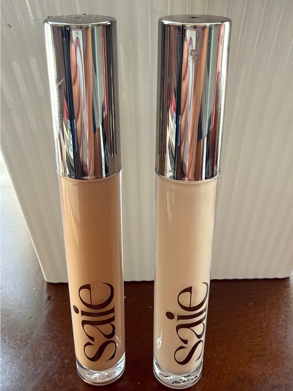 2,Saie Concealer Duo in Warm Beige and Light Cream